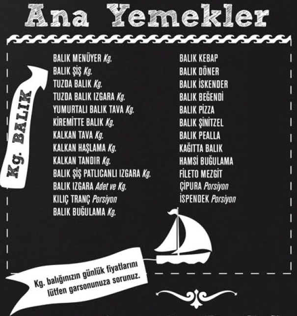 ANA YEMEKLER